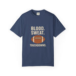 Football Fan T-Shirt, Unisex Garment-Dyed Tee, Sports Shirt, Game Day Apparel, Touchdown Celebration Gear