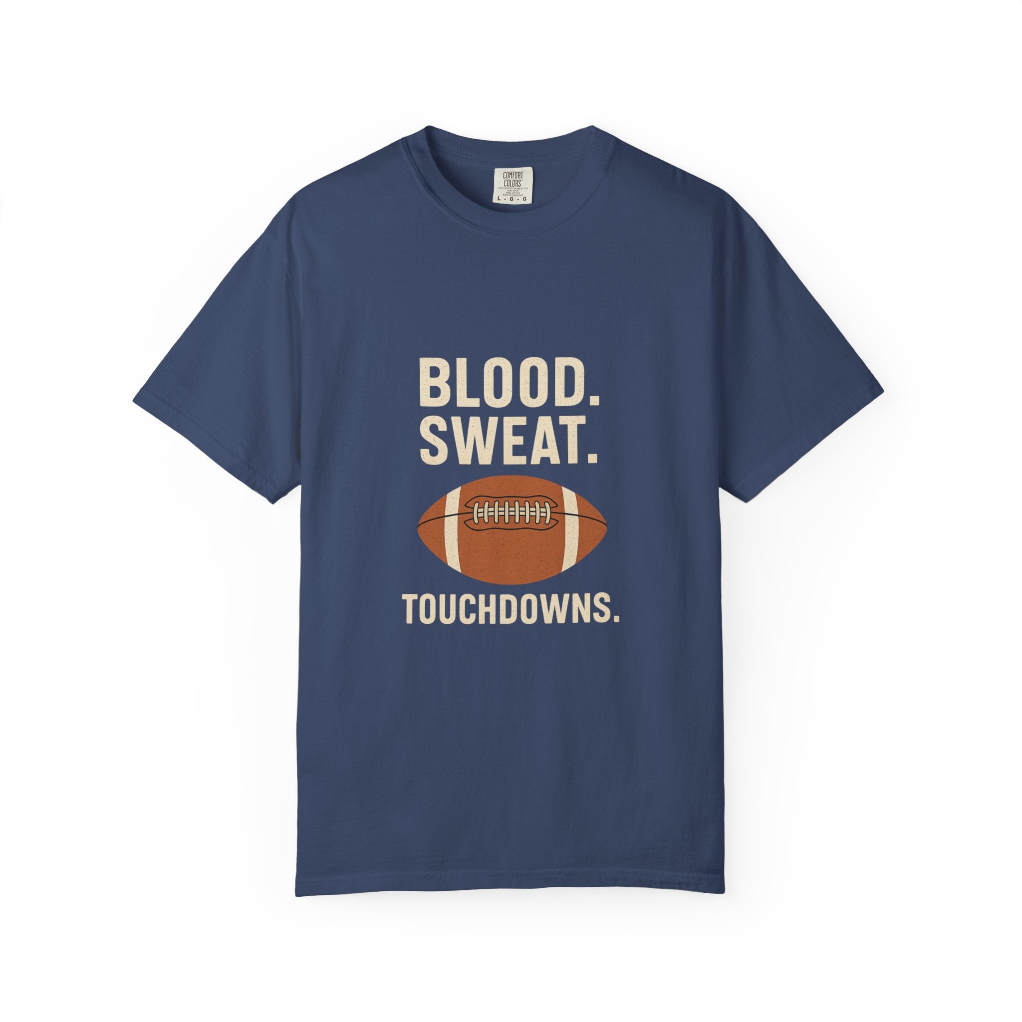 Football Fan T-Shirt, Unisex Garment-Dyed Tee, Sports Shirt, Game Day Apparel, Touchdown Celebration Gear