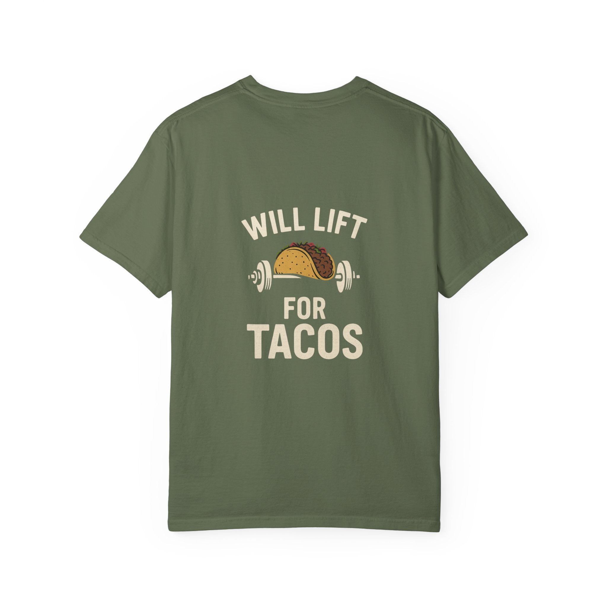 Funny Gym T-Shirt, Taco Lover Shirt, Gift for Weightlifters, Unisex Fitness Tee, Will Lift for Tacos Tee