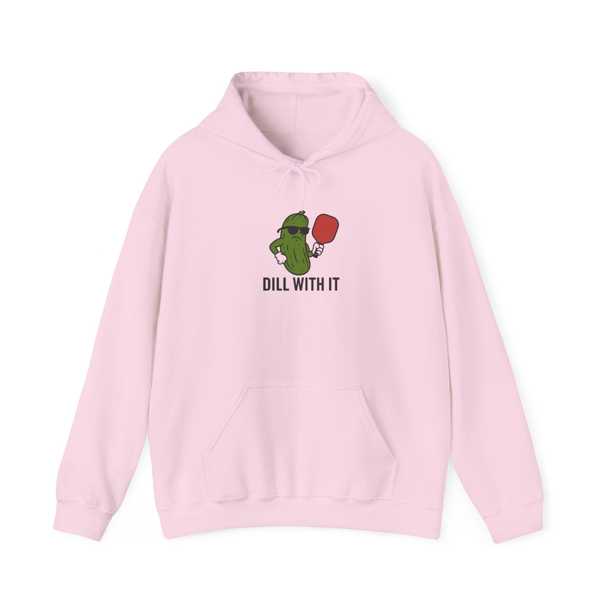 Dill With It Hoodie - Fun Unisex Sweatshirt, Cute Gift for Cucumber Lovers, Unique Apparel, Ideal for Casual Wear or Parties