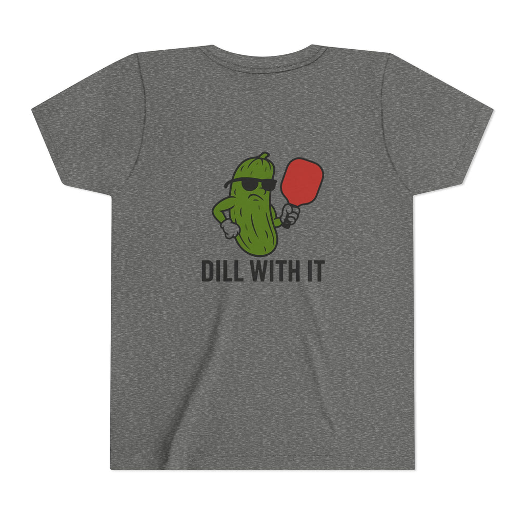 Playful Youth Tee with Fun Dill Design, Funny Gift for Kids, Summer Fashion, Birthday Gift, Quirky Graphic Tee, Casual Wear