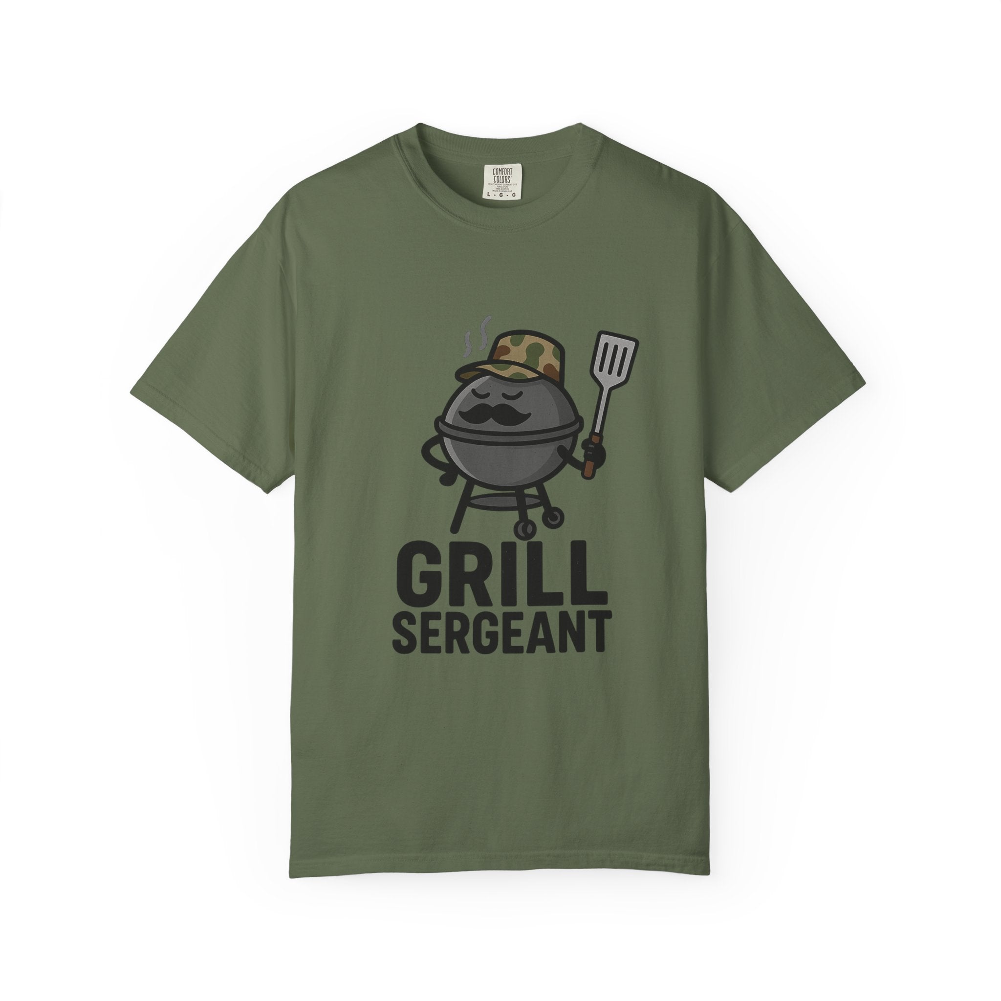 Grill Sergeant T-Shirt | Funny BBQ Apparel, Unisex Gift, Father's Day, Cookout Outfit, Summer Party Wear
