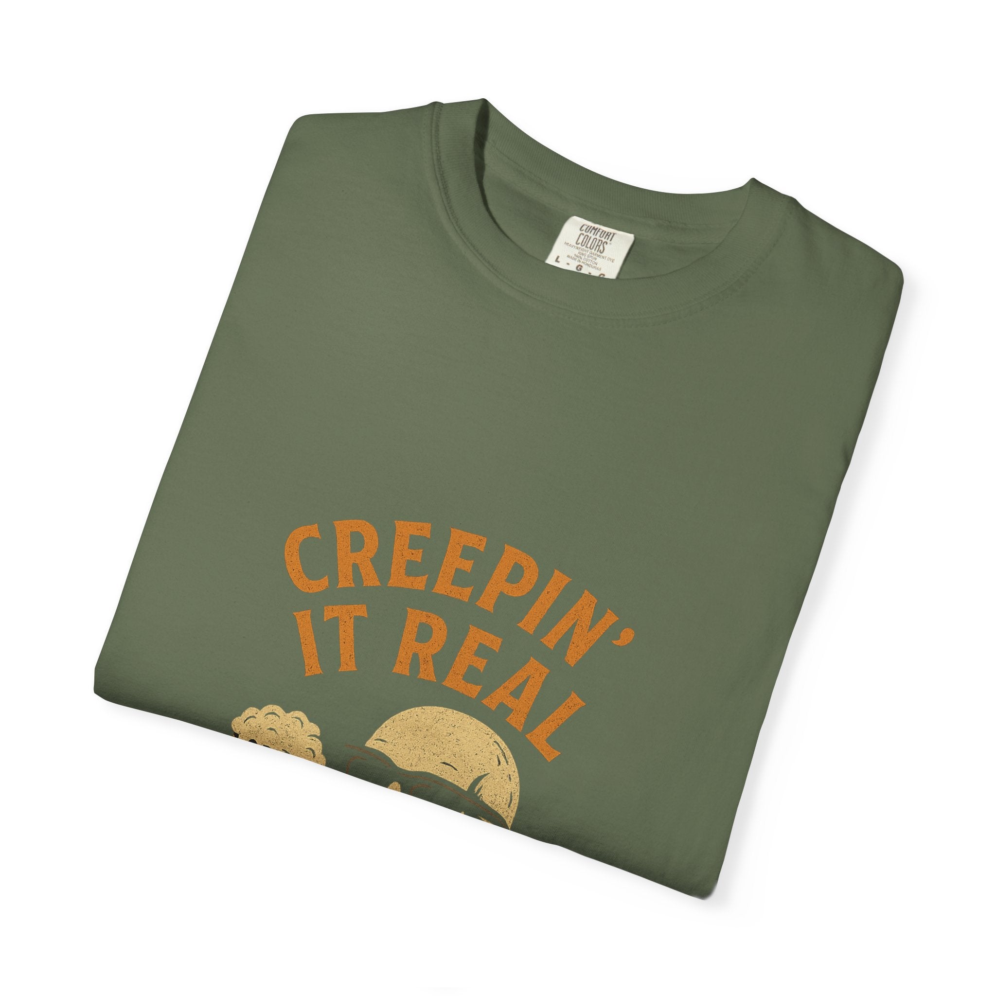 Creepin' It Real Skeleton T-Shirt, Halloween Shirt, Unisex Tee, Beer Lover Gift, Fun Party Wear, Casual Graphic Tee