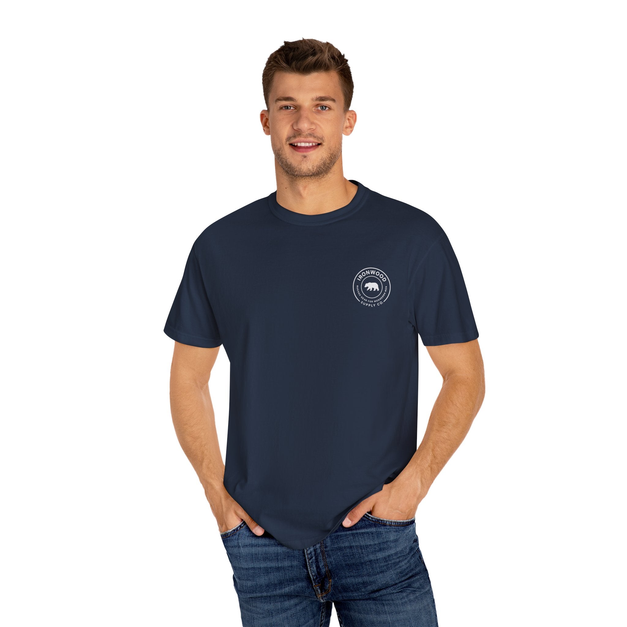 Garment-Dyed Fitness T-shirt for Food Lovers, Gym Apparel, Funny Tee, Bacon & Barbells Shirt, Unisex Workout Top