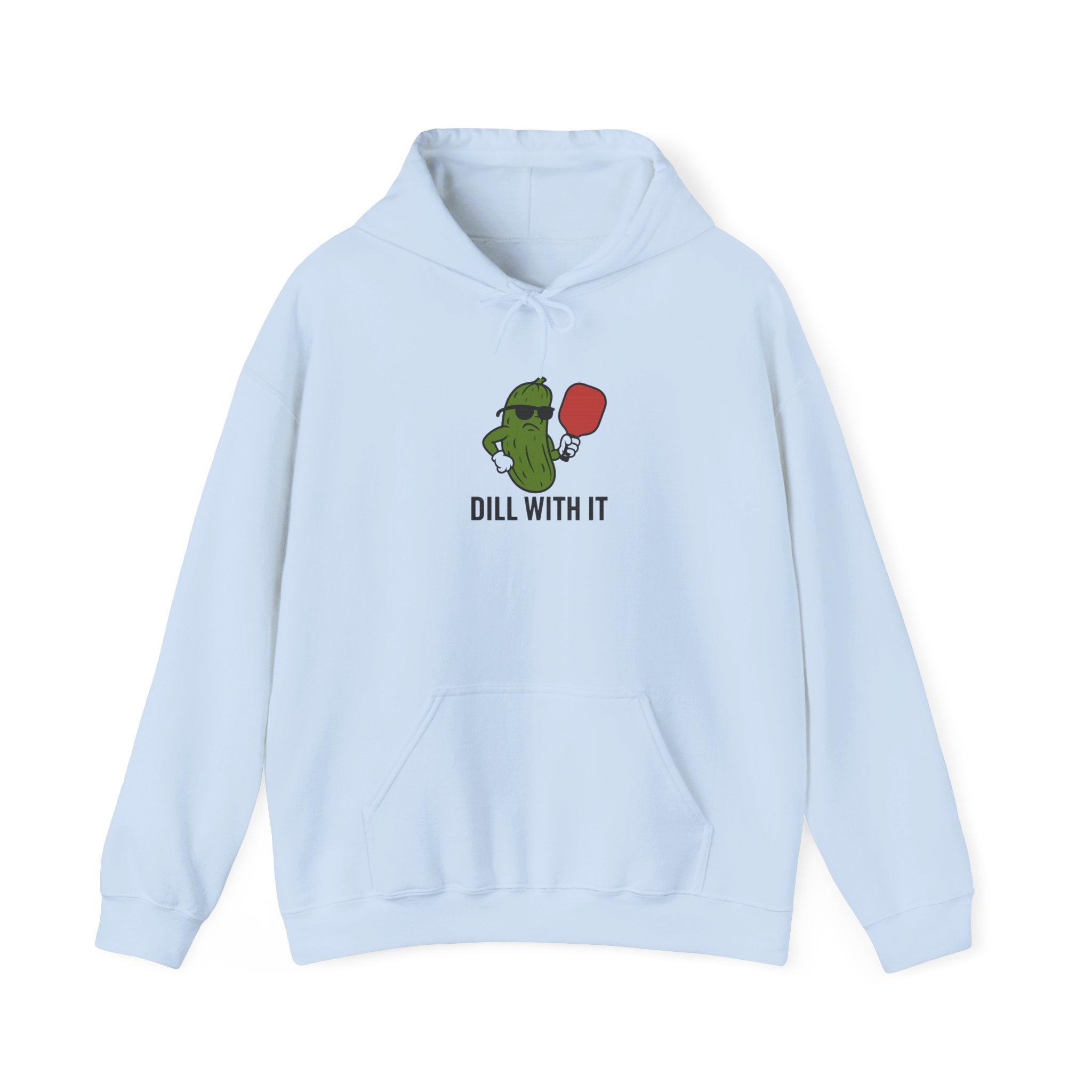 Dill With It Hoodie - Fun Unisex Sweatshirt, Cute Gift for Cucumber Lovers, Unique Apparel, Ideal for Casual Wear or Parties