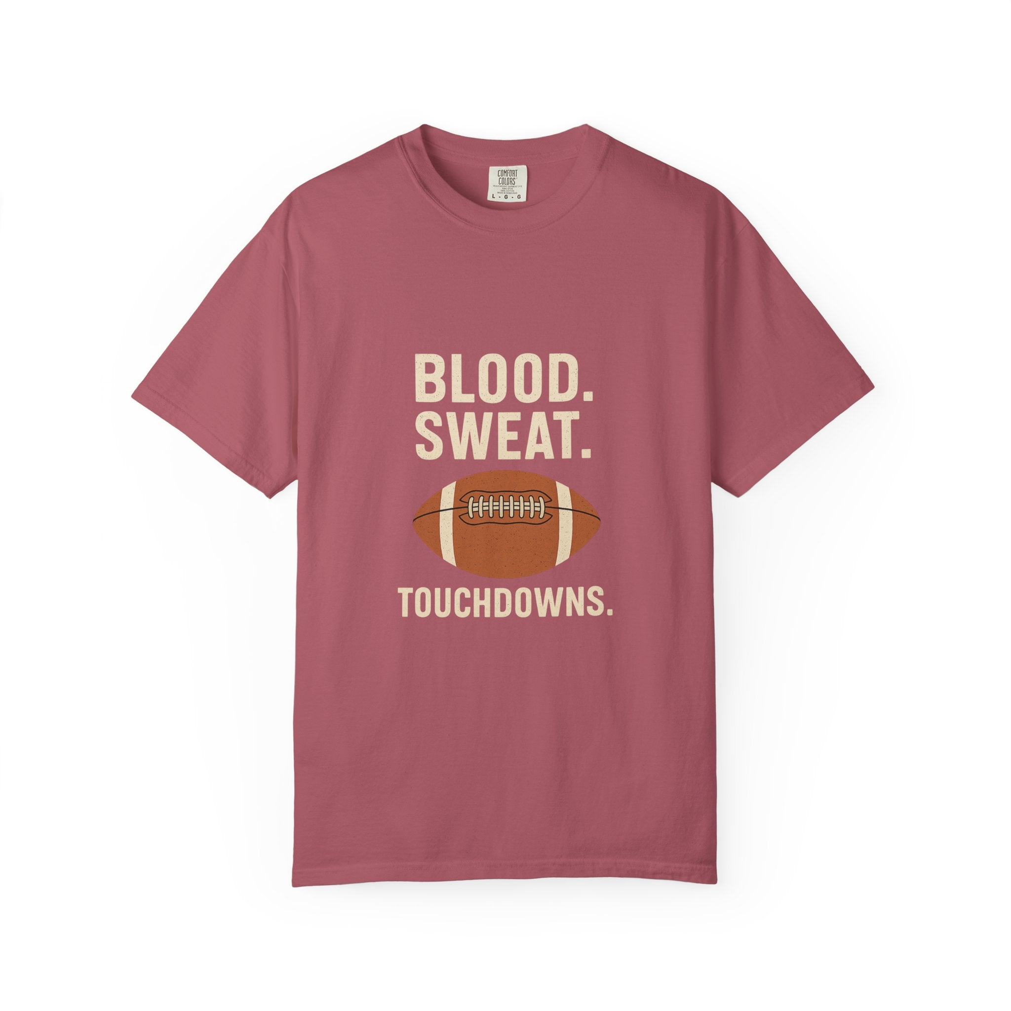 Football Fan T-Shirt, Unisex Garment-Dyed Tee, Sports Shirt, Game Day Apparel, Touchdown Celebration Gear