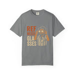 Ref Needs Glasses T-Shirt, Fun Referee Shirt, Casual Game Day Tee, Gift for Sports Fans, Unisex Graphic Top
