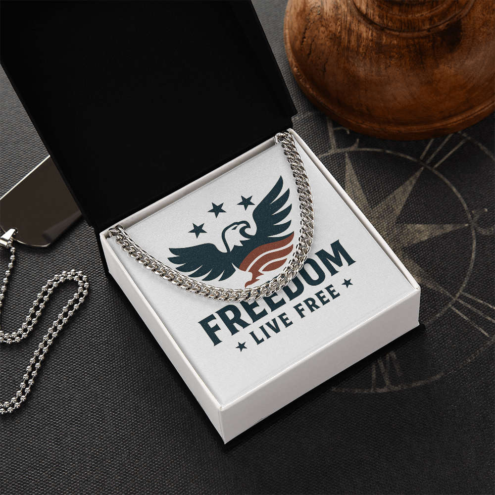 Freedom Live Free - Cuban Chain