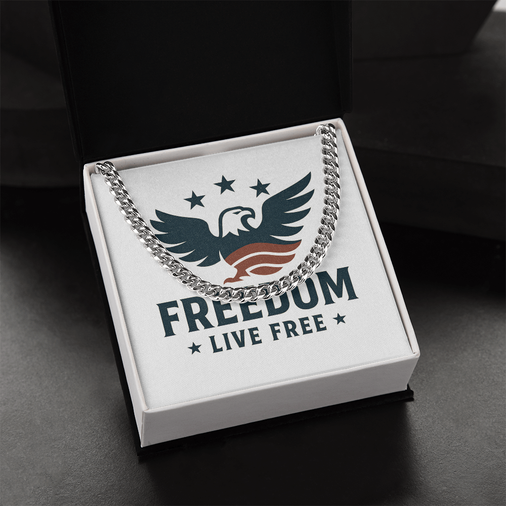 Freedom Live Free - Cuban Chain